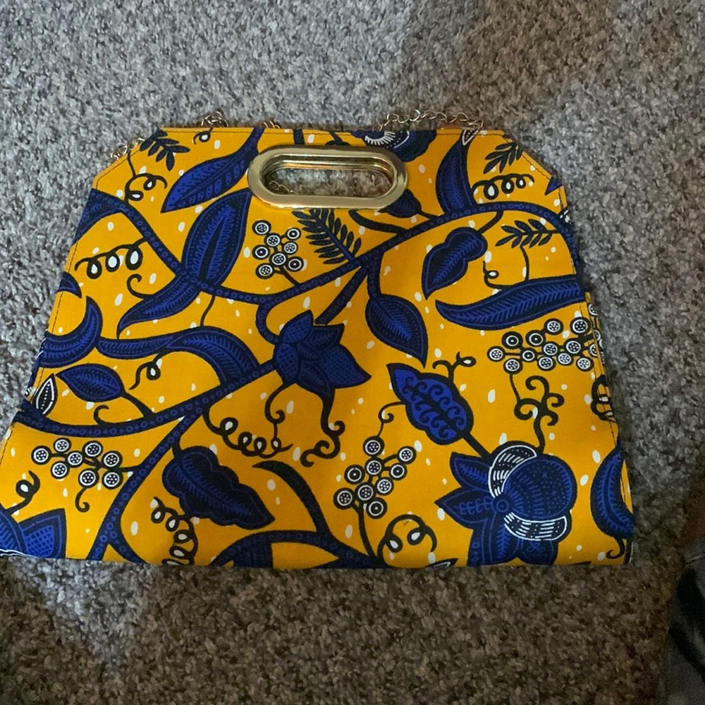 Handmade African print purses